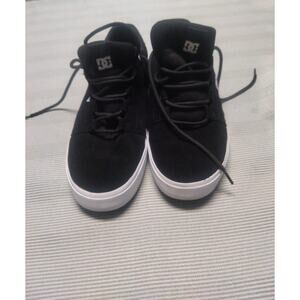 DC Men's Trase TX Black Sneaker, Size 14 M, Skate Shoes Black & White